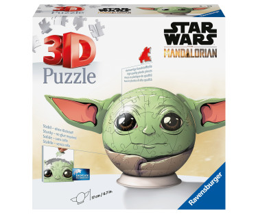 Ravensburger 3D Puzzle Ball 72 pc Star Wars Mandalorian Grogu