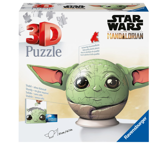 Ravensburger 3D Puzzle Ball 72 pc Star Wars Mandalorian Grogu