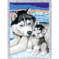 Ravensburger Paint by Numbers Cute Huskies