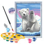 Ravensburger Paint by Numbers Polarbear Greeting