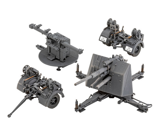 Revell Plastic Model 8,8 cm Flak 37 + Sd.Anh.202 1:72