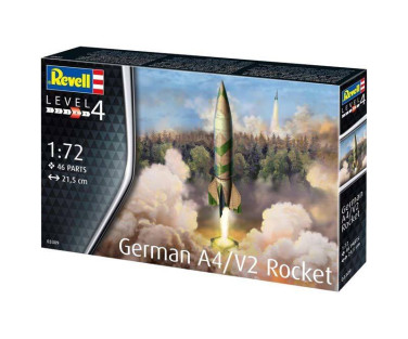 Revell liimitav mudel Saksa A4/V2 Rakett 1:72