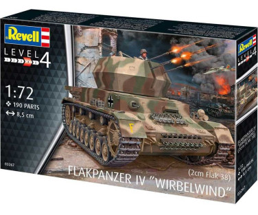 Revell Plastic Model Flakpanzer IV Wirbelwind (2 cm Flak 38) 1:72