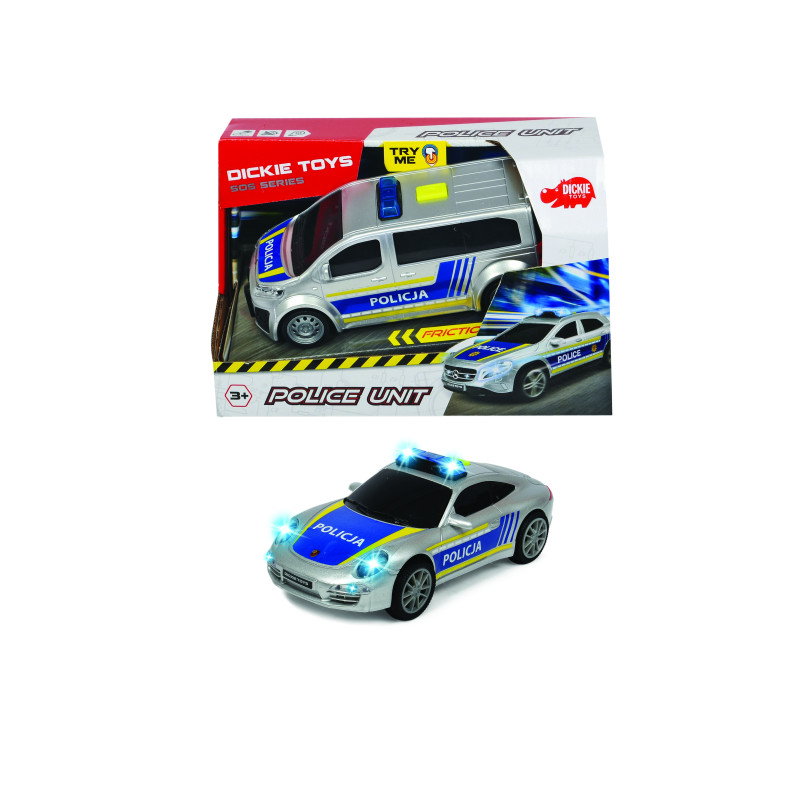 Dickie Toys Police Unit 2 Different