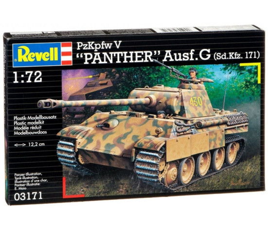 Revell liimitav mudel tank PzKpfw. V Ausf. G `Panther` 1:72