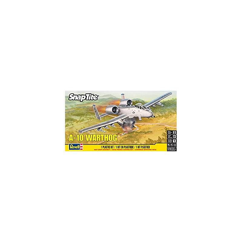 Revell plastik mudel A-10 Warthog 1:72 Easy-Click