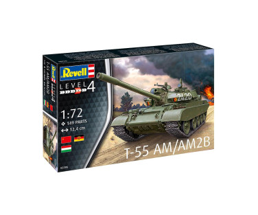 Revell liimitav mudel tank T-55AM / T-55AM2B 1:72