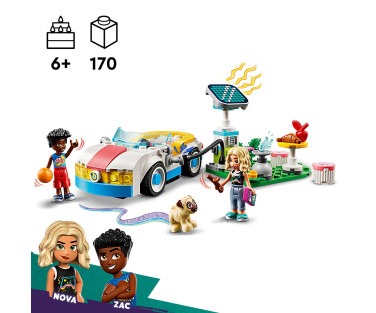 LEGO Friends Elektriauto ja laadur