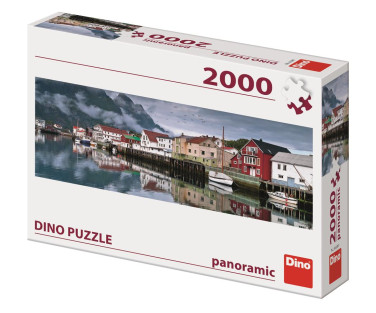 Dino Panoramic Puzzle 2000 pc Fishing Village