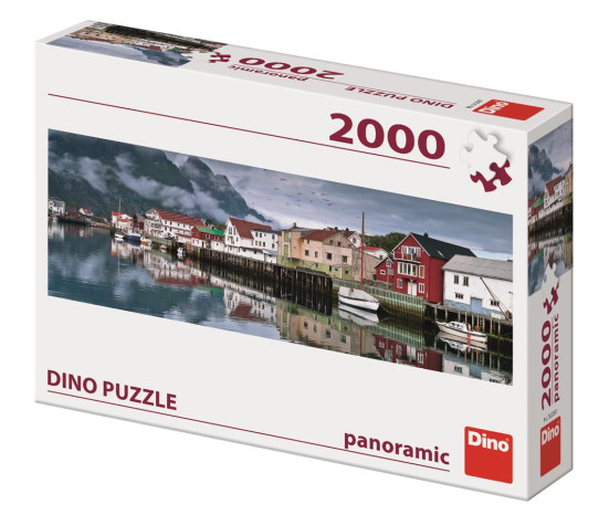 Dino Panoramic Puzzle 2000 pc Fishing Village