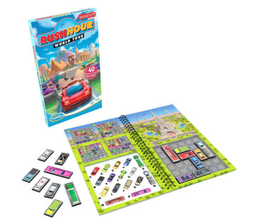 ThinkFun board game Rush Hour - Rush Hour Around the World Trip