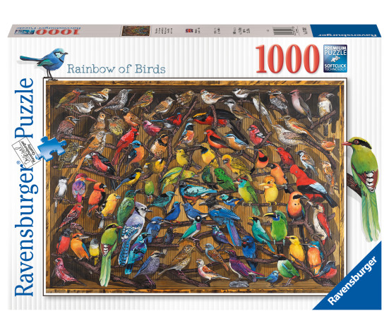 Ravensburger pusle 1000 tk Üleval kõrgel