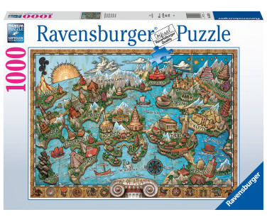 Ravensburger pusle 1000 tk Atlantis