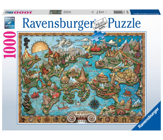 Ravensburger pusle 1000 tk Atlantis