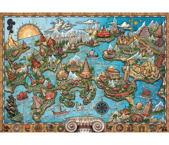 Ravensburger Puzzle 1000 pc Atlantis