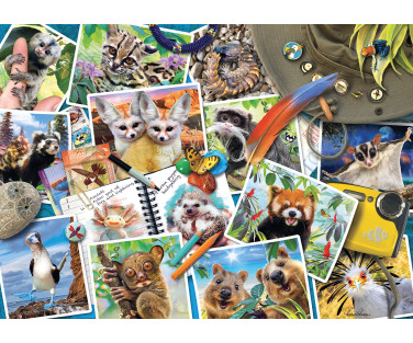 Ravensburger Puzzle 1000 pc Traveler's Photo Album