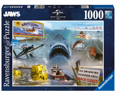 Ravensburger pusle 1000 tk Mängufilm Lõuad