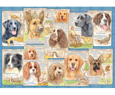 Ravensburger Puzzle 1000 pc Obedient Dogs