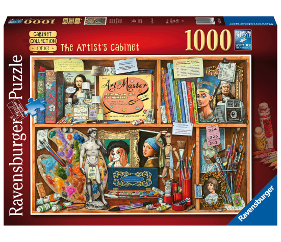 Ravensburger pusle 1000 tk Kunstniku kabinet