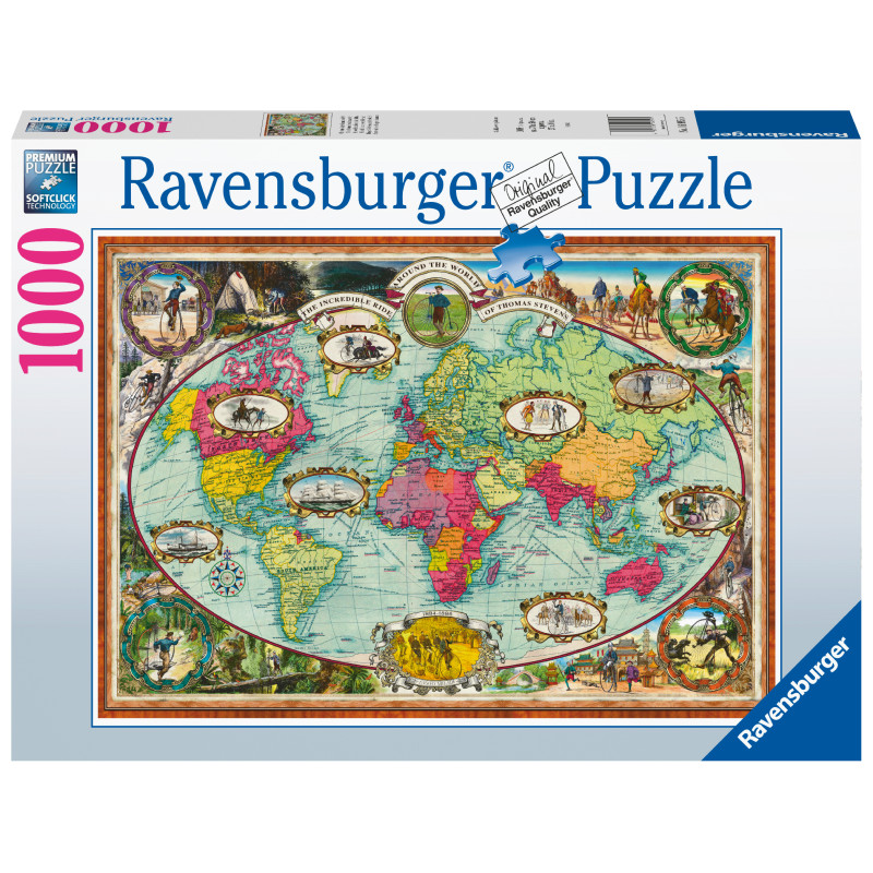 Ravensburger pusle 1000 tk Maailmakaart