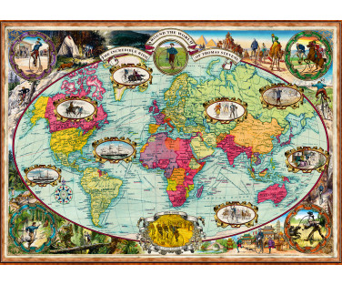 Ravensburger Puzzle 1000 pc World Map