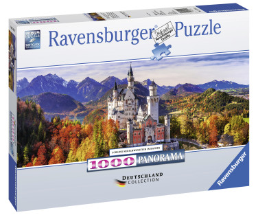 Ravensburger Panorama Puzzle 1000 pc Neuschwantstein Castle