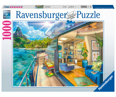 Ravensburger pusle 1000 tk Sõit troopilisele saarele