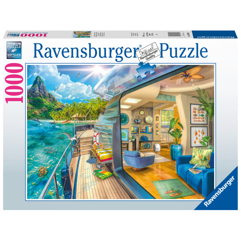 Ravensburger pusle 1000 tk Sõit troopilisele saarele