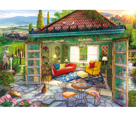 Ravensburger Puzzle 1000 pc Tuscany Oasis