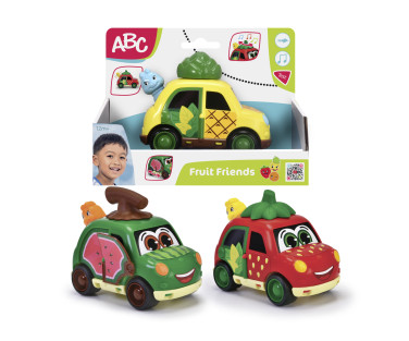 Dickie Toys ABC autod puuvilja sõbrad 3 erinevat