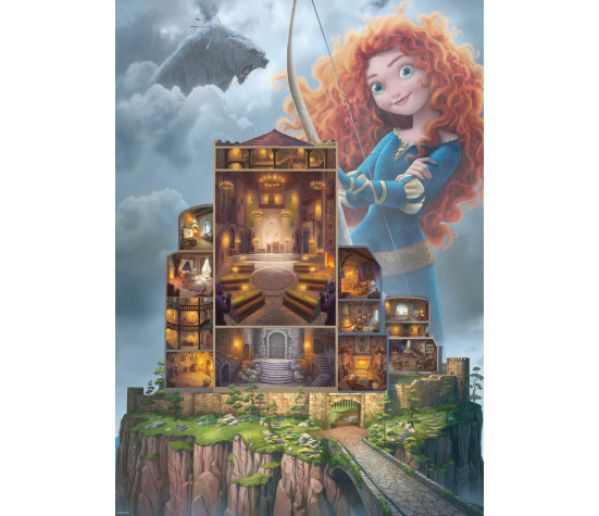 Ravensburger pusle 1000 tk Merida loss