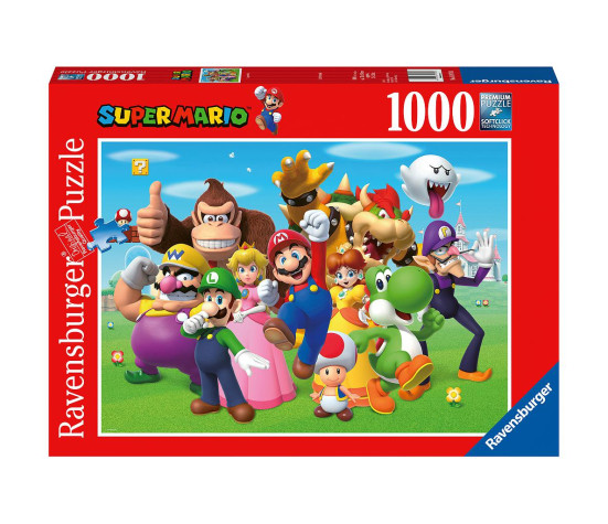 Ravensburger pusle 1000 tk Super Mario