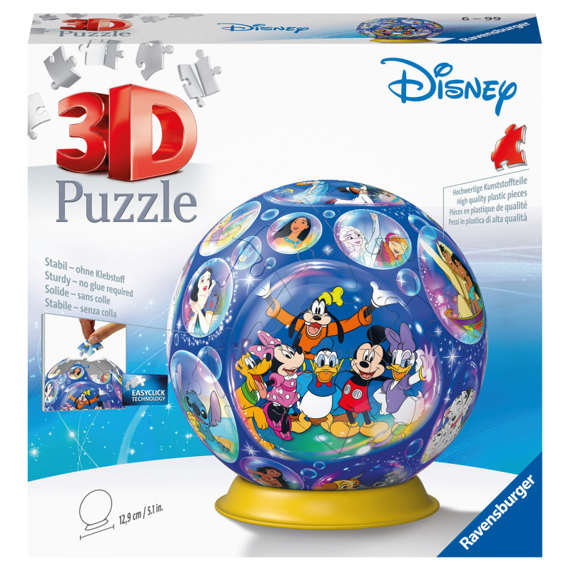 Ravensburger 3D Puzzle Ball 72 pc Disney Characters