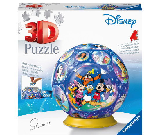 Ravensburger 3D puslepall 72 tk Disney tegelased