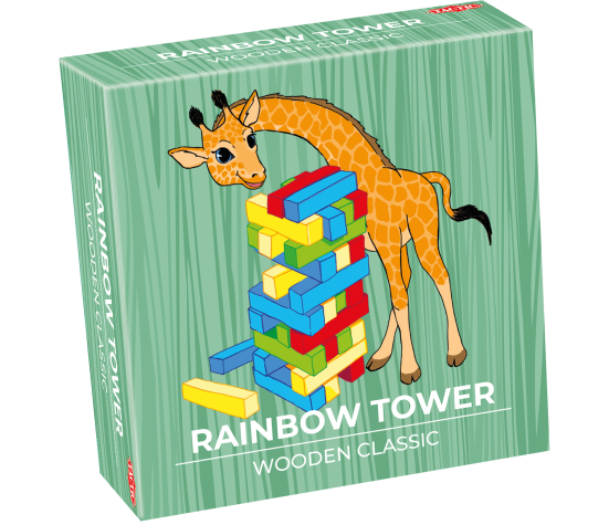 TACTIC Game Trendy Rainbow Tower