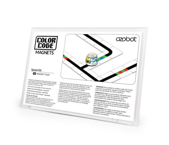 Ozobot Color Code Magnets Speed Kit 18 Tiles