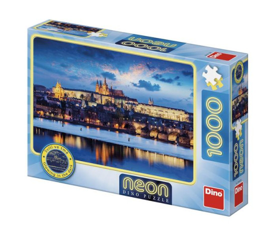 Dino Neon Puzzle 1000 pc Prague