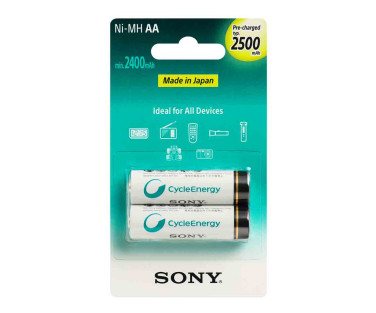 SONY Aku 2xAA 1,2V 2500 mAh