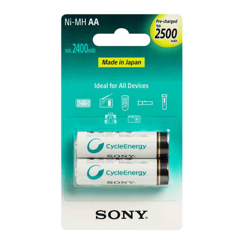 SONY Battery 2xAA 1.2V 2500 mAh