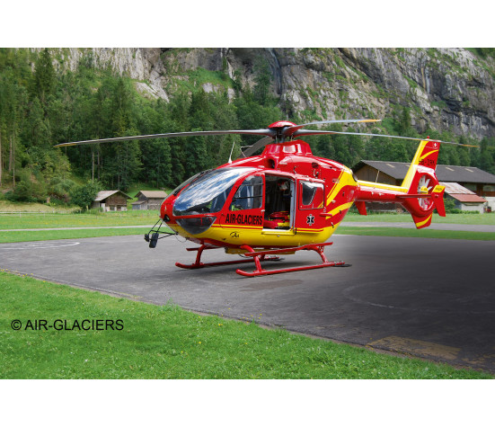 Revell Plastic Model Airbus Helicopters EC135 AIR-GLACIERS 1:72