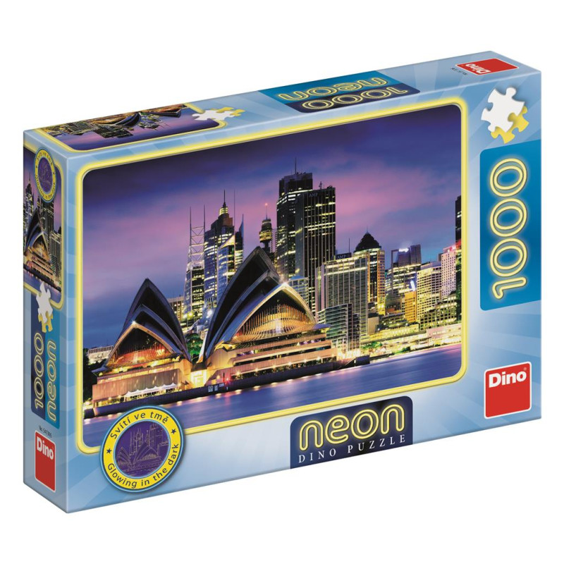 Dino Neon Puzzle 1000 pc Sydney