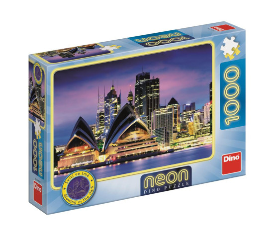 Dino Neon Puzzle 1000 pc Sydney