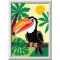 Ravensburger Paint by Numbers Toucan in the jungle