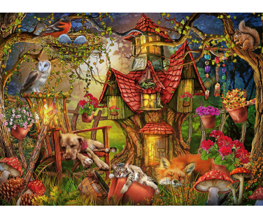 Ravensburger Puzzle 200 pc Forest House