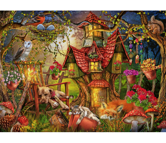 Ravensburger Puzzle 200 pc Forest House