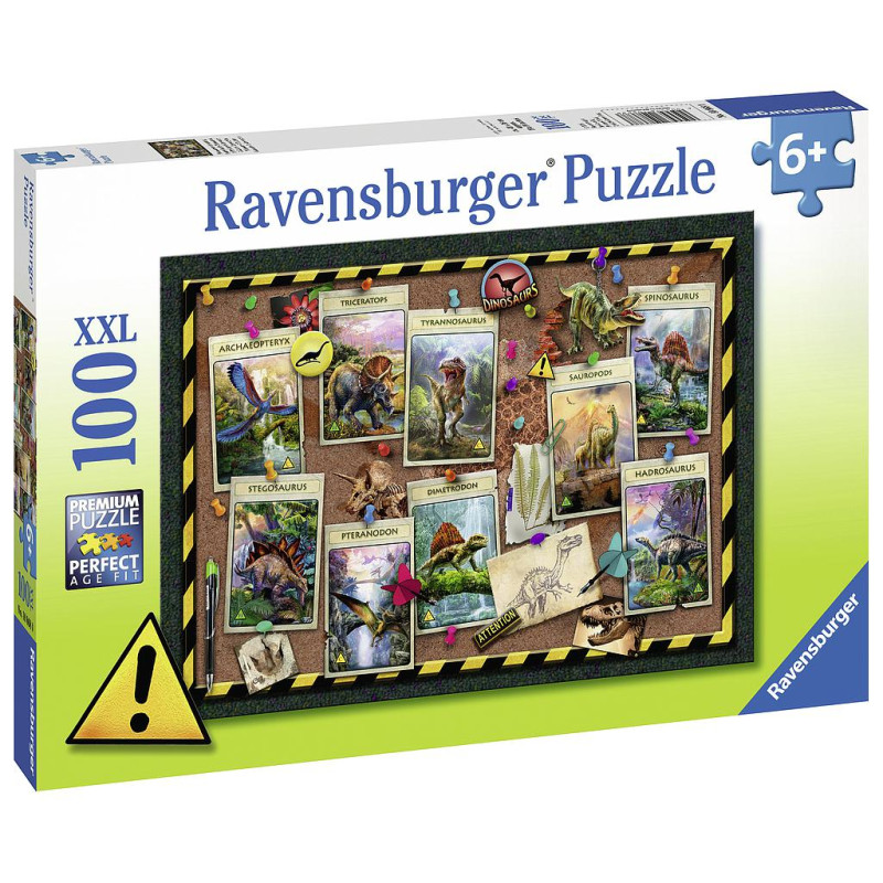 Ravensburger pusle 100 tk Dinosaurused