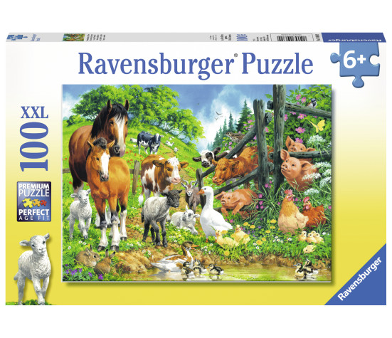 Ravensburger Puzzle 100 pc Animal Get Together