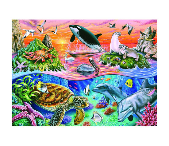 Ravensburger Puzzle 100 pc Beautiful Ocean