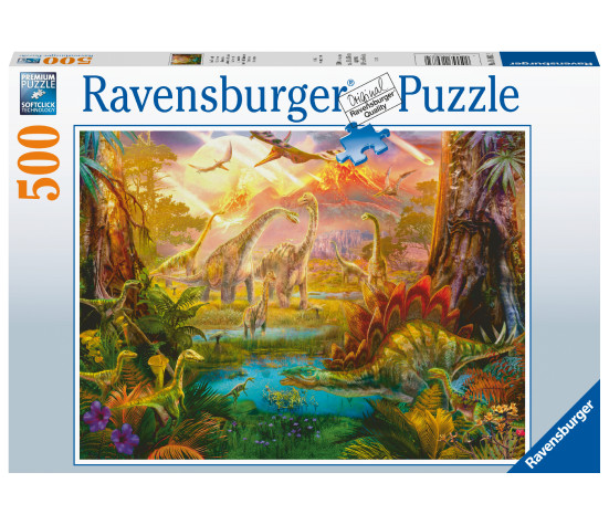 Ravensburger Puzzle 500 pc Land of the Dinosaurs