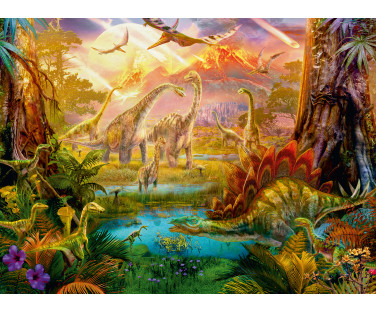 Ravensburger Puzzle 500 pc Land of the Dinosaurs